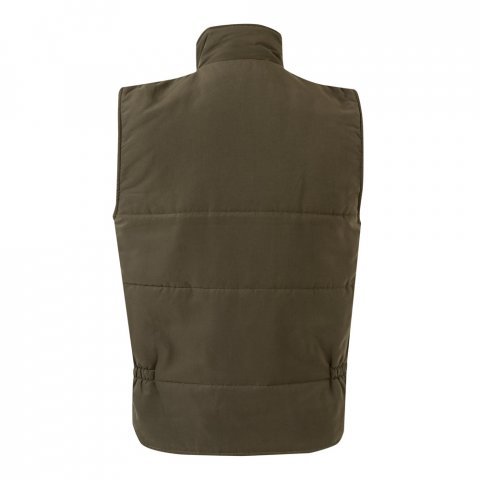 VL MEFITIS. Multi-pocket padded vest (220g/m&sup2;), in polyester (100%) - Army green