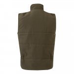 VL MEFITIS. Multi-pocket padded vest (220g/m&sup2;), in polyester (100%) - Army green