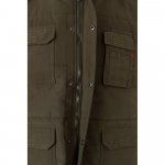 VL MEFITIS. Multi-pocket padded vest (220g/m&sup2;), in polyester (100%) - Army green