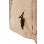 VL MEFITIS. Multi-pocket padded vest (220g/m&sup2;), in polyester (100%) - Light natural