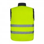 VL DIANA. Vestă căptușită (220g/m&sup2;), reversibilă și cu mai multe buzunare, din poliester (100%), cu &icirc;nchidere cu fermoar și extractor reversibil - Galben