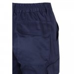 VL ASCLEPIUS. Pantaloni din twill cu buzunare multiple (200 g/m&sup2;), din bumbac (35%) și poliester (65%) - Albastru