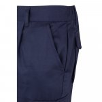 VL ASCLEPIUS. Pantaloni din twill cu buzunare multiple (200 g/m&sup2;), din bumbac (35%) și poliester (65%) - Albastru