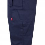 VL ASCLEPIUS. Pantaloni din twill cu buzunare multiple (200 g/m&sup2;), din bumbac (35%) și poliester (65%) - Albastru