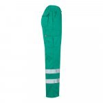 VL ASCLEPIUS. Pantaloni din twill cu buzunare multiple (200 g/m&sup2;), din bumbac (35%) și poliester (65%) - Verde