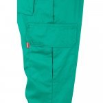 VL ASCLEPIUS. Pantaloni din twill cu buzunare multiple (200 g/m&sup2;), din bumbac (35%) și poliester (65%) - Verde
