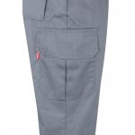 VL ASCLEPIUS. Pantaloni din twill cu buzunare multiple (200 g/m&sup2;), din bumbac (35%) și poliester (65%) - Gri
