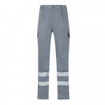 VL ASCLEPIUS. Pantaloni din twill cu buzunare multiple (200 g/m&sup2;), din bumbac (35%) și poliester (65%) - Gri