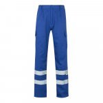 VL ASCLEPIUS. Pantaloni din twill cu buzunare multiple (200 g/m&sup2;), din bumbac (35%) și poliester (65%) - Albastru Royal