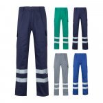 VL ASCLEPIUS. Pantaloni din twill cu buzunare multiple (200 g/m&sup2;), din bumbac (35%) și poliester (65%)