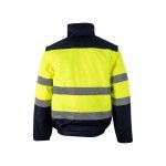 VL JUPITER LARGE. Двуцветно яке с подплънки (180 г/м&sup2;) от полиестер (100%), с полиуретаново покритие - Син/жълт