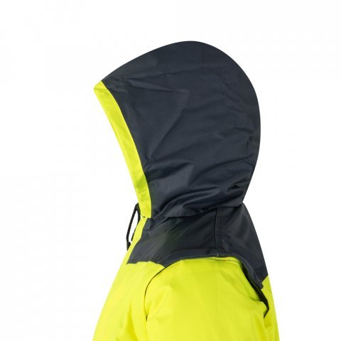 VL JUPITER LARGE. Двуцветно яке с подплънки (180 г/м&sup2;) от полиестер (100%), с полиуретаново покритие - сив/жълт