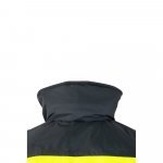 VL JUPITER LARGE. Двуцветно яке с подплънки (180 г/м&sup2;) от полиестер (100%), с полиуретаново покритие - сив/жълт