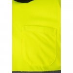 VL CUPID. Polo bicolor ojo de p&aacute;jaro (160g/m&sup2;) con manga corta, en poli&eacute;ster (100%) - Negro/Amarillo