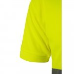 VL CUPID LARGE. Zweifarbiges Poloshirt im Bird-Eye-Design (160g/m&sup2;) mit kurzen &Auml;rmeln, aus Polyester (100%) - Burgunder/Gelb