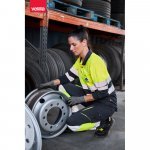 VL VULCAN. Polo bicolor ojo de p&aacute;jaro (160g/m&sup2;) con manga larga, en poli&eacute;ster (100%)