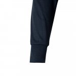 VL VULCAN LARGE. Polo bicolor bird-eye (160g/m&sup2;) de manga comprida, em poli&eacute;ster (100%) - Azul marinho/Amarelo