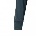 VL VULCAN LARGE. Polo bicolor bird-eye (160g/m&sup2;) de manga comprida, em poli&eacute;ster (100%) - Cinzento/Laranja