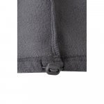 VL EROS. Casaco polar bicolor (280g/m&sup2;), em poli&eacute;ster (100%) - Cinzento/Laranja
