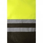 VL EROS. Casaco polar bicolor (280g/m&sup2;), em poli&eacute;ster (100%) - Verde tropa/Amarelo