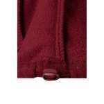 VL EROS. Casaco polar bicolor (280g/m&sup2;), em poli&eacute;ster (100%) - Bordeaux/Amarelo