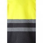 VL EROS LARGE. Two-tone fleece jacket (280g/m&sup2;), in polyester (100%) - Grey/Yellow