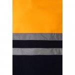 VL EROS LARGE. Two-tone fleece jacket (280g/m&sup2;), in polyester (100%) - Navy blue/Orange