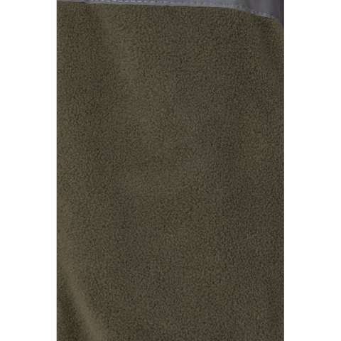 VL EROS LARGE. Two-tone fleece jacket (280g/m&sup2;), in polyester (100%) - Army green/Yellow