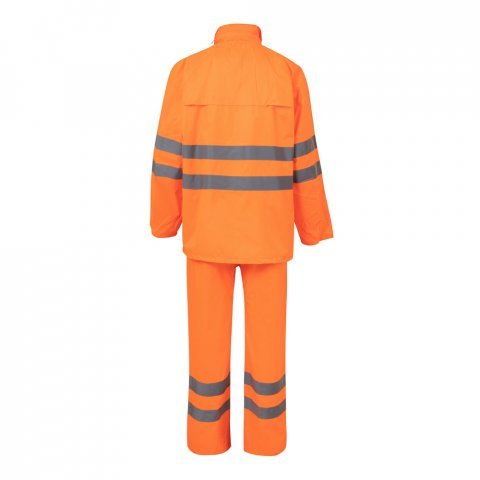VL VENUS. Ensemble de pluie (130g/m&sup2;), en polyester (100%) avec finition PU - Orange hexchrome
