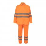 VL VENUS. Ensemble de pluie (130g/m&sup2;), en polyester (100%) avec finition PU - Orange hexchrome