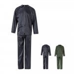 VL SEDNA. Regndress (225 g/m&sup2;), todelt i polyester (100 %) med PVC-belegg
