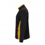 VL GERAS. Jachetă fleece bicoloră (220g/m&sup2;) din poliester (100%) - Negru/Galben