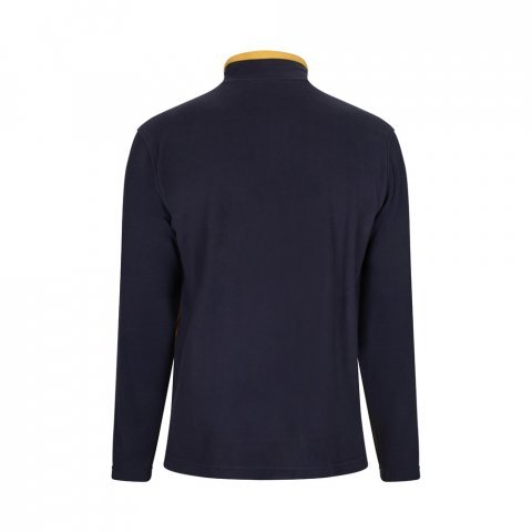 VL GERAS. Jachetă fleece bicoloră (220g/m&sup2;) din poliester (100%) - Albastru/Galben