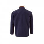 VL GERAS. Jachetă fleece bicoloră (220g/m&sup2;) din poliester (100%) - Albastru/Portocaliu