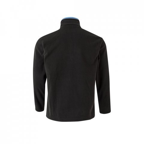 VL GERAS. Jachetă fleece bicoloră (220g/m&sup2;) din poliester (100%) - Negru/Albastru deschis