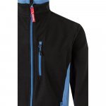 VL GERAS. Jachetă fleece bicoloră (220g/m&sup2;) din poliester (100%) - Negru/Albastru deschis