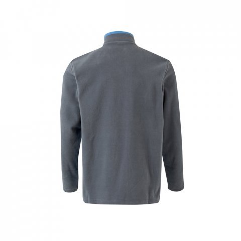 VL GERAS. Jachetă fleece bicoloră (220g/m&sup2;) din poliester (100%) - Gri/Albastru deschis