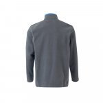 VL GERAS. Jachetă fleece bicoloră (220g/m&sup2;) din poliester (100%) - Gri/Albastru deschis