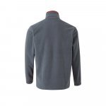 VL GERAS. Jachetă fleece bicoloră (220g/m&sup2;) din poliester (100%) - Gri/Roșu
