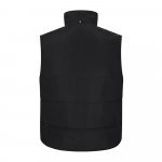 VL NERGAL. Colete acolchoado, bicolor multibolsos (120g/m&sup2;), em poli&eacute;ster (100%) - Preto/Amarelo