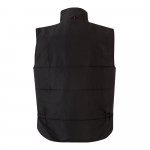 VL NERGAL. Colete acolchoado, bicolor multibolsos (120g/m&sup2;), em poli&eacute;ster (100%) - Preto/Vermelho