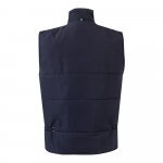 VL NERGAL. Colete acolchoado, bicolor multibolsos (120g/m&sup2;), em poli&eacute;ster (100%) - Azul marinho/Verde