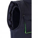 VL NERGAL. Colete acolchoado, bicolor multibolsos (120g/m&sup2;), em poli&eacute;ster (100%) - Azul marinho/Verde