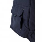VL NERGAL. Colete acolchoado, bicolor multibolsos (120g/m&sup2;), em poli&eacute;ster (100%) - Azul marinho/Verde