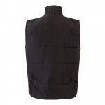 VL NERGAL. Colete acolchoado, bicolor multibolsos (120g/m&sup2;), em poli&eacute;ster (100%) - Preto/Verde