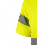 VL BRAHMA. Tricou tehnic bicolor cu ochi de pasăre (140g/m&sup2;), din poliester (100%) - Albastru/Galben