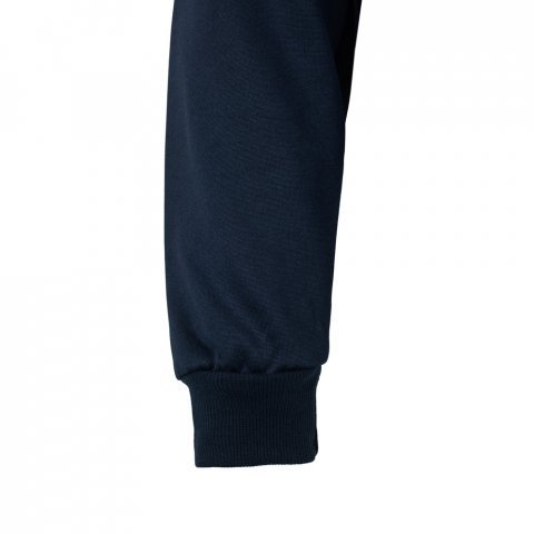 VL THOR. Zweifarbiges Sweatshirt (300g/m&sup2;) aus Polyester-Fleece (100%) - Marineblau/Orange