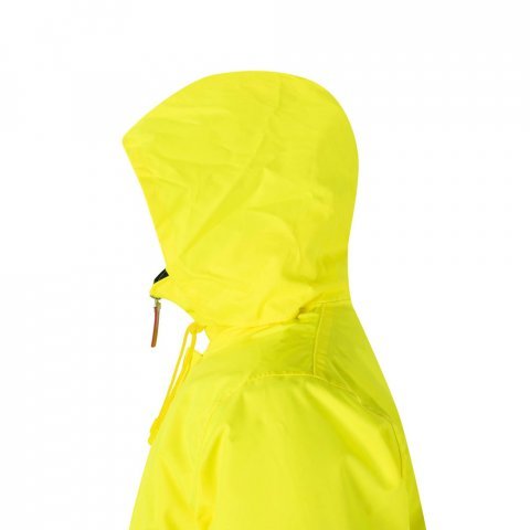 VL THEMIS LARGE. Zweifarbiger Parka (190g/m&sup2;), aus Polyester (100%), mit PU-Beschichtung - Marineblau/Gelb