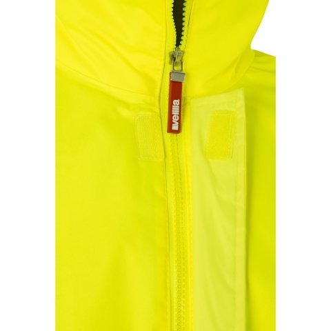 VL THEMIS LARGE. Zweifarbiger Parka (190g/m&sup2;), aus Polyester (100%), mit PU-Beschichtung - Gr&uuml;n/Gelb