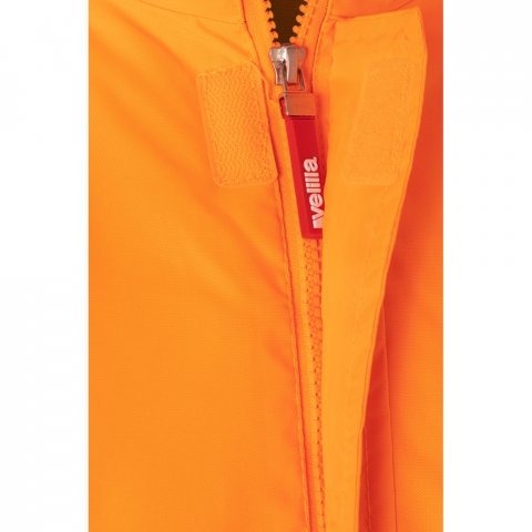 VL THEMIS LARGE. Zweifarbiger Parka (190g/m&sup2;), aus Polyester (100%), mit PU-Beschichtung - Marineblau/Orange